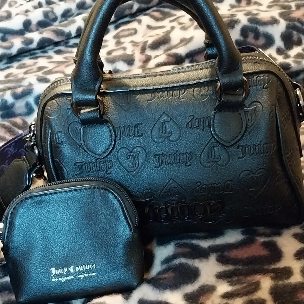Juicy Couture Black Satchel Bag,Mini,NWT